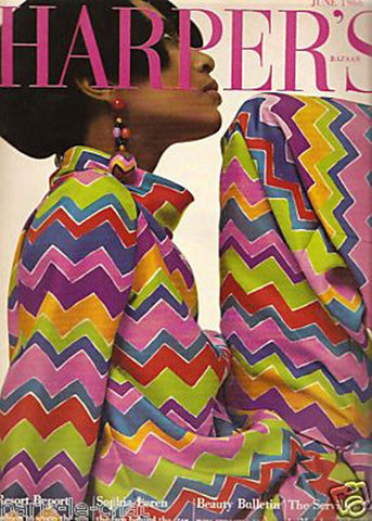 Harpers Bazaar cover featuring african american model