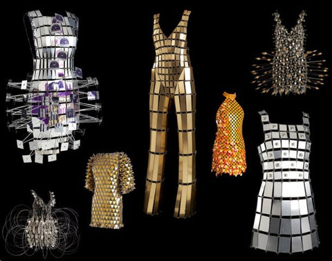 Paco Rabanne metallic top dresses