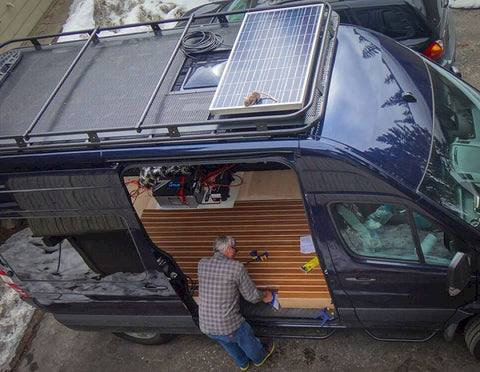 Installing Sprinter Van Solar Panels