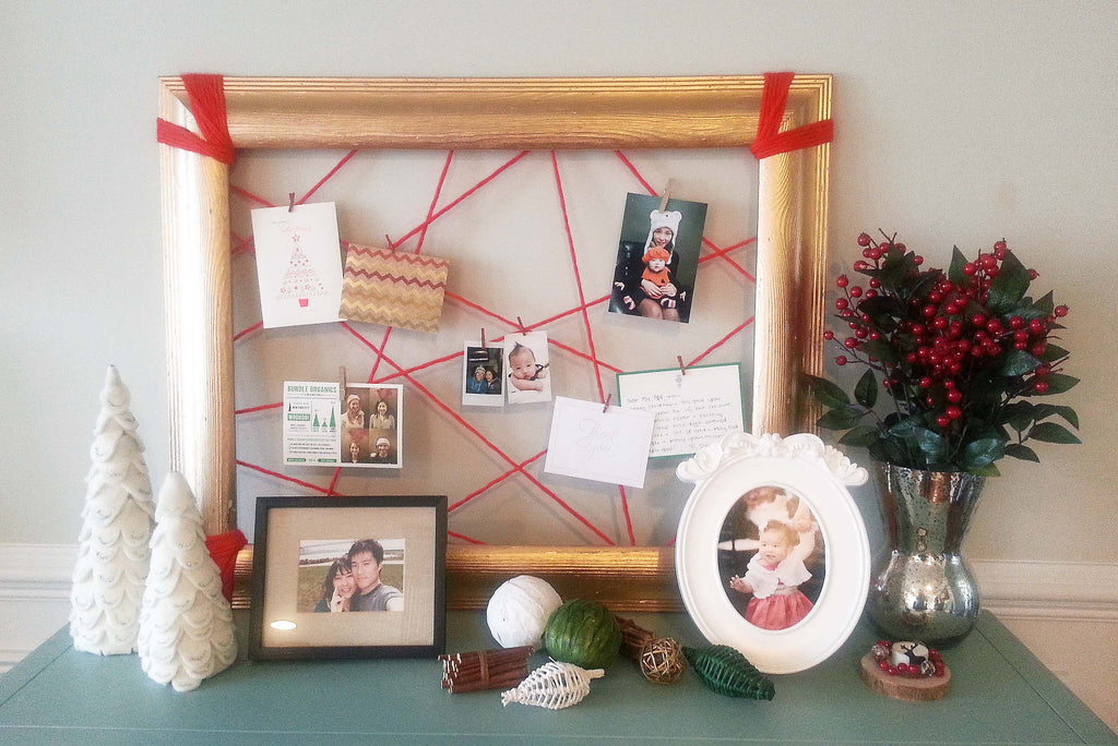 DIY Christmas Card Frame