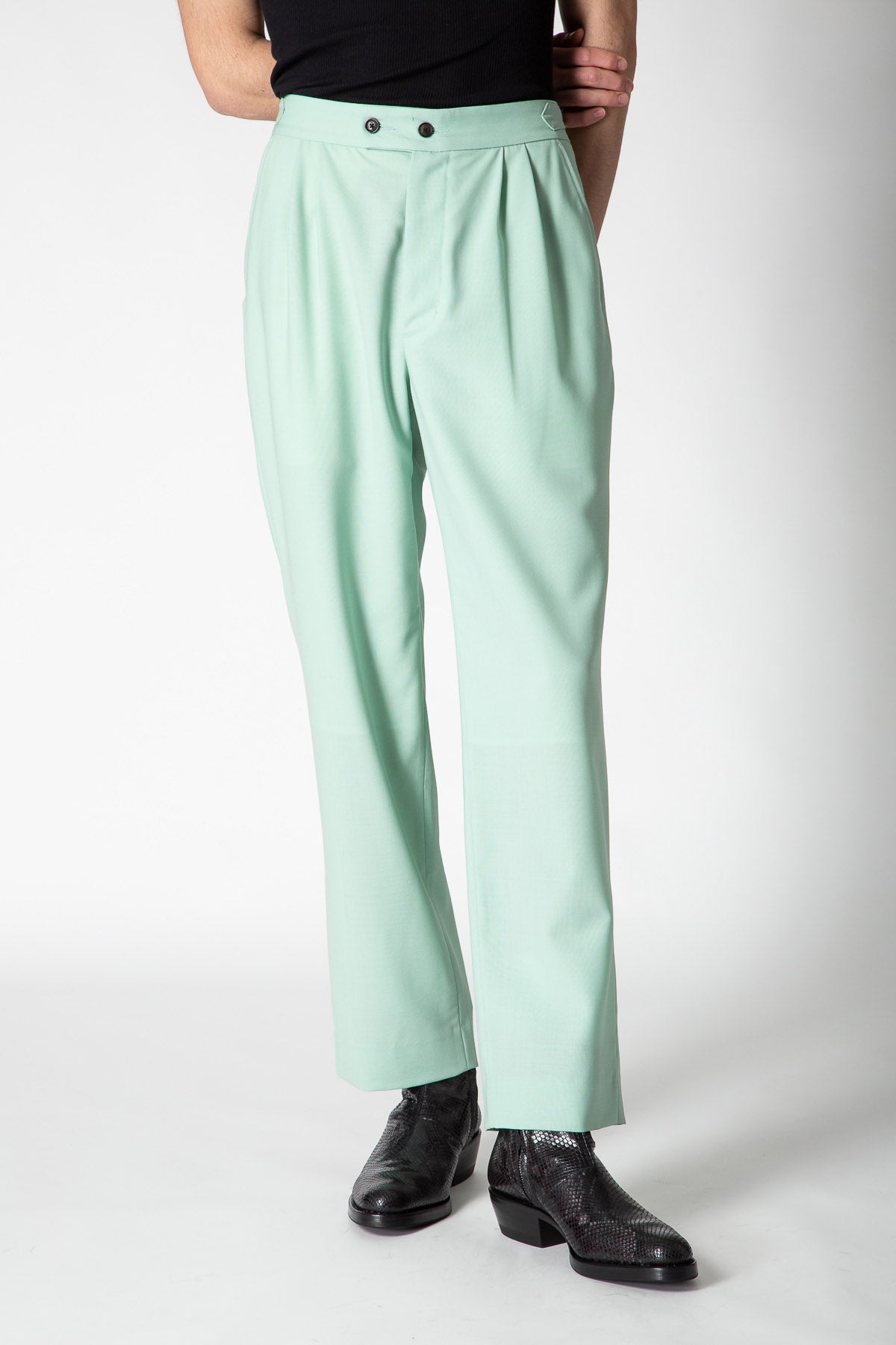 BODE | TROPICAL WOOL DOUBLE BUTTON TROUSERS – MAXFIELD LA