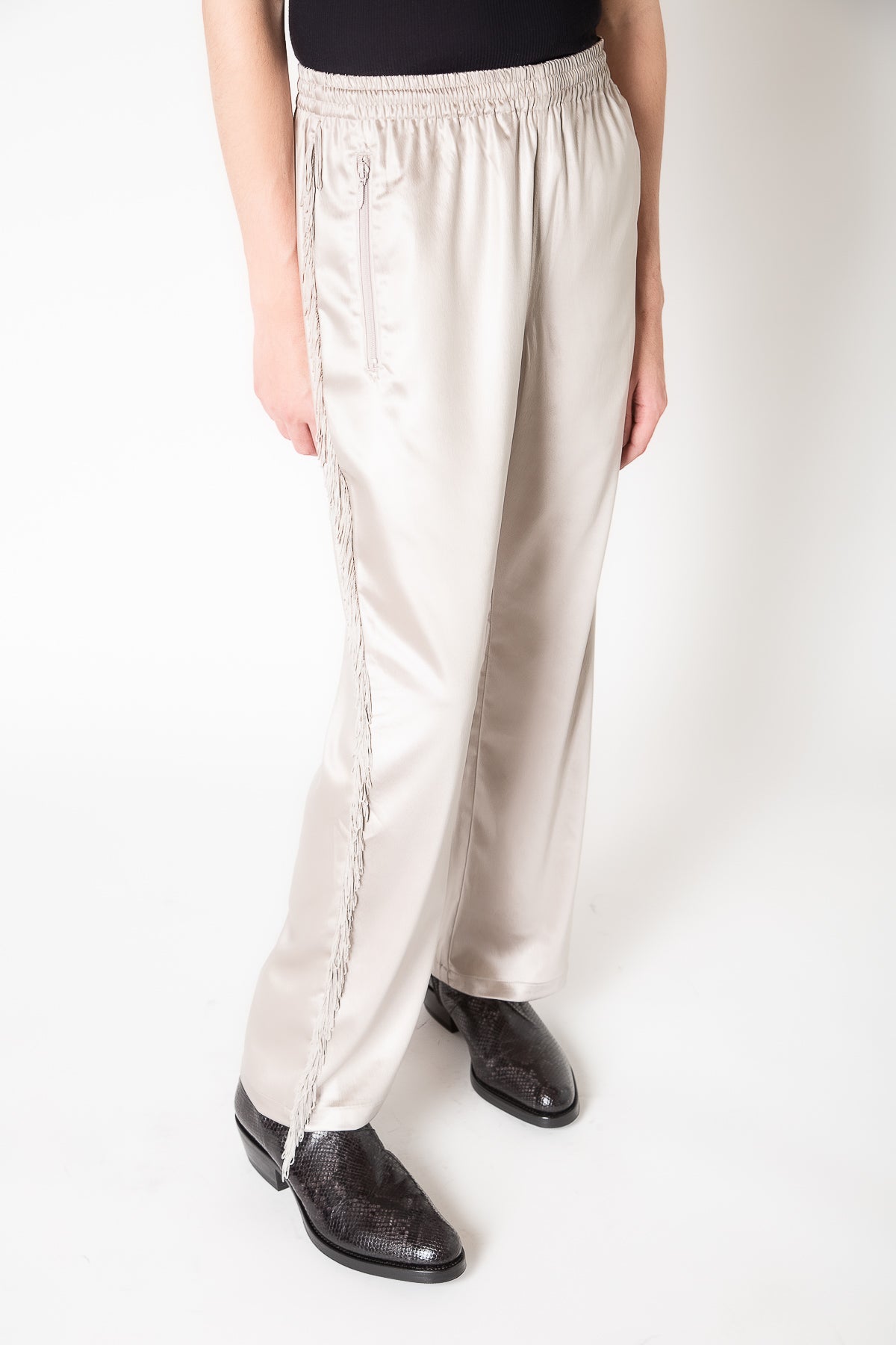 NEEDLES | SATEEN FRINGE TRACK PANTS – MAXFIELD LA