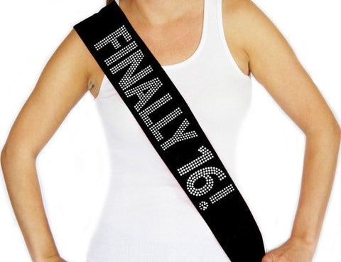 16th birthday sash makes a great addition to any birthday shirt and birthday party