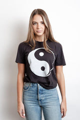 Jungmaven Yin Yang Basic Tee Women Black