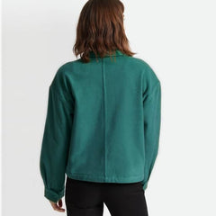 Brixton Bowery L/S Arctic Stretch Fleece Women Atlantic Deep