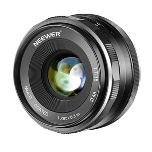 Neewer 35mm F/1.7 Large Aperture Manual Prime Fixed Lens for Sony - neewer.com