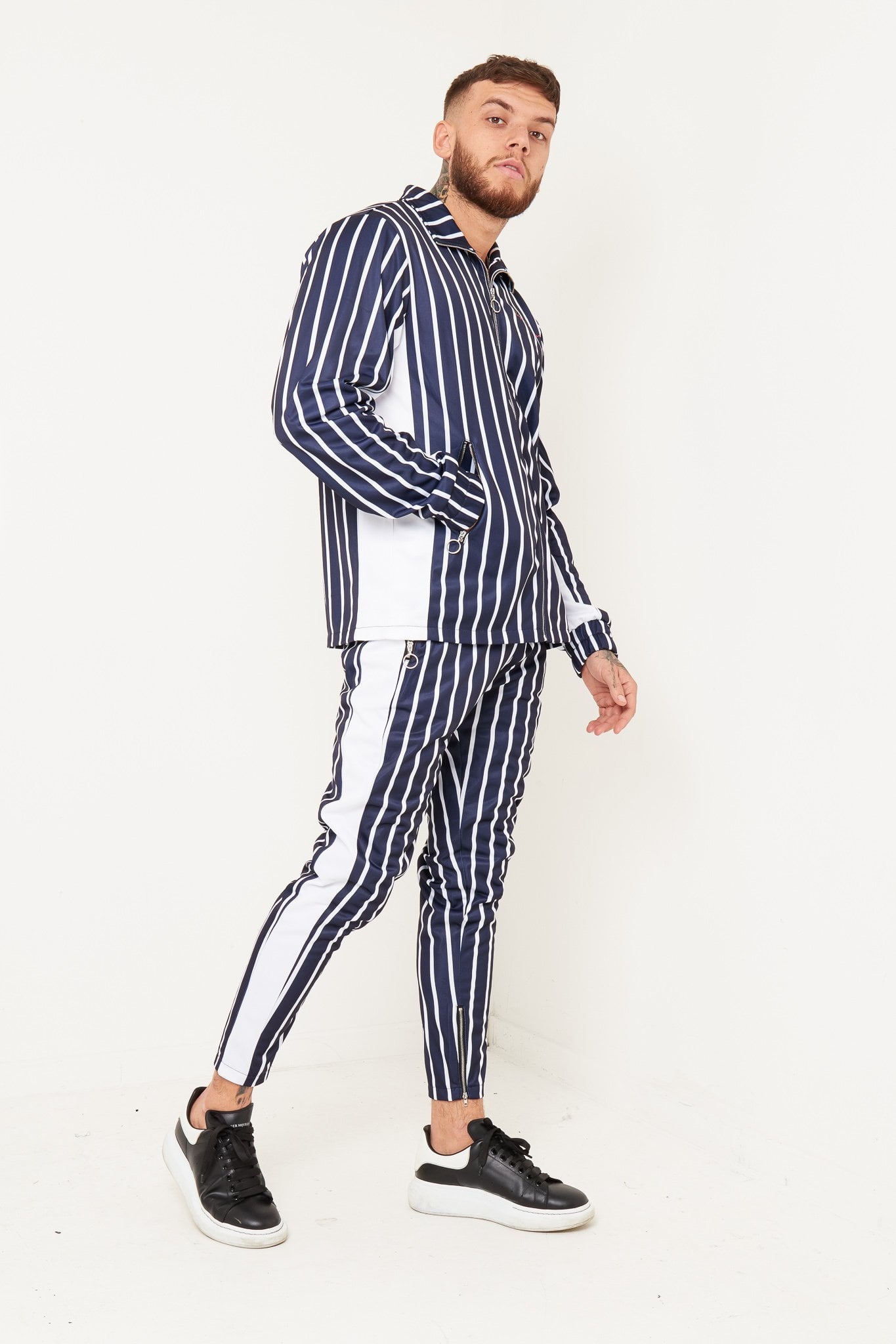 pinstripe tracksuit