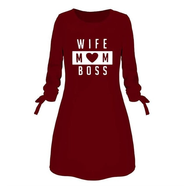 wife mom boss dress