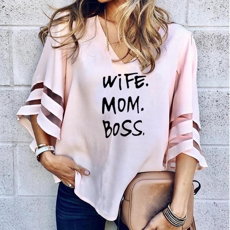 wife mom boss hoodie dress