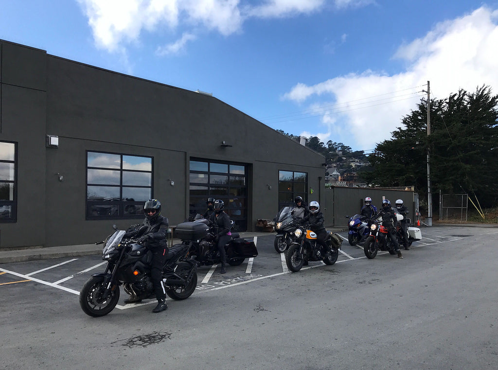 female women motorcycle tours led by Native Moto Adventures from San Francisco
