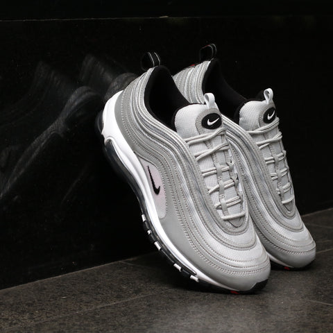 Air max 97 Reflect Silver against the wall at Solemate Sneakers Sydney