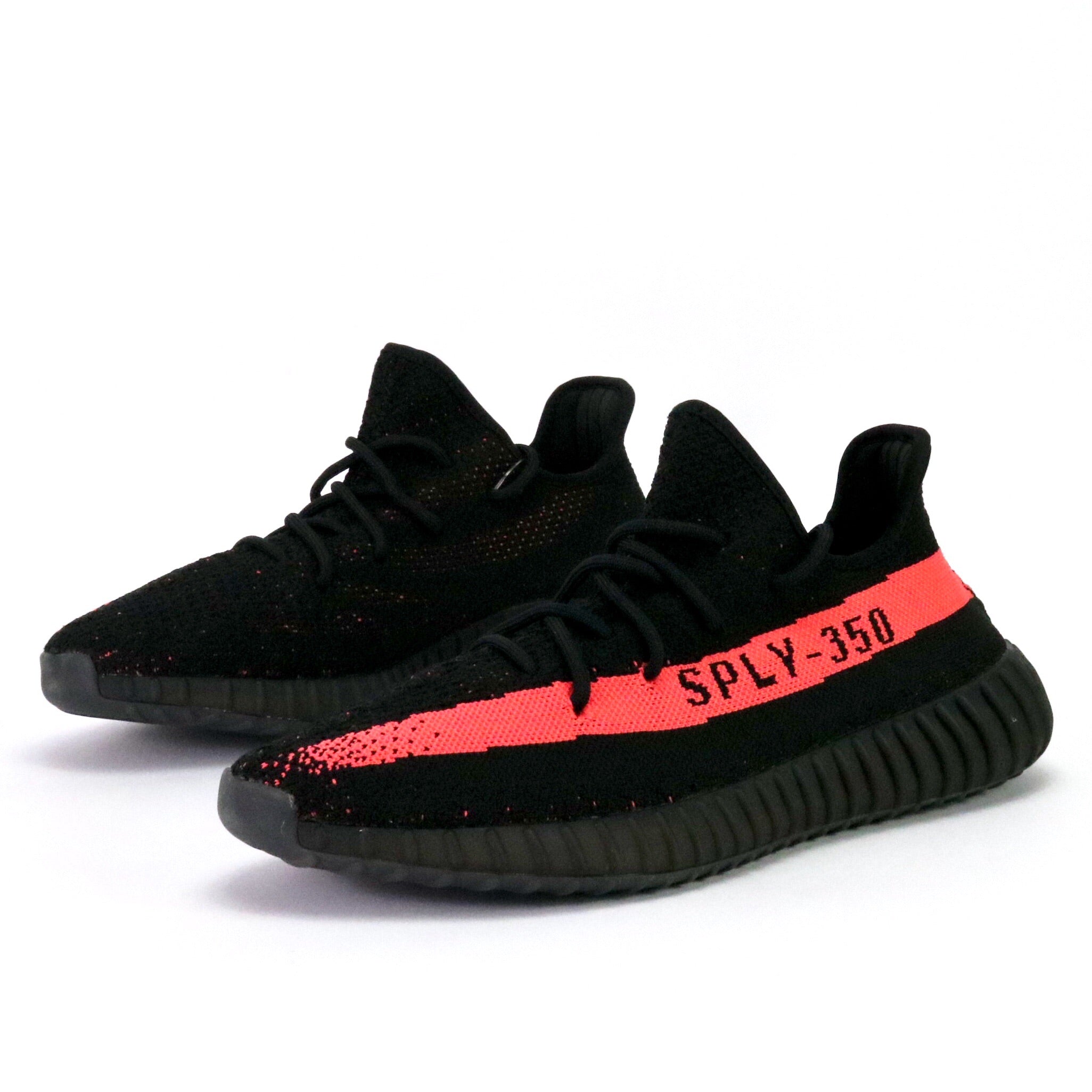 Adidas Yeezy Boost 350 Core Black Red Pink Core Black SoleMate Sneakers