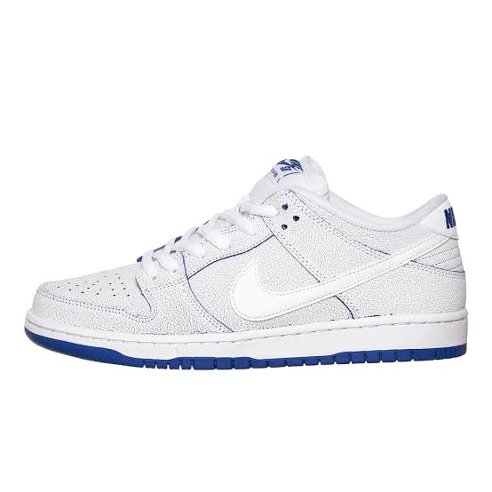 sb dunk white game royal