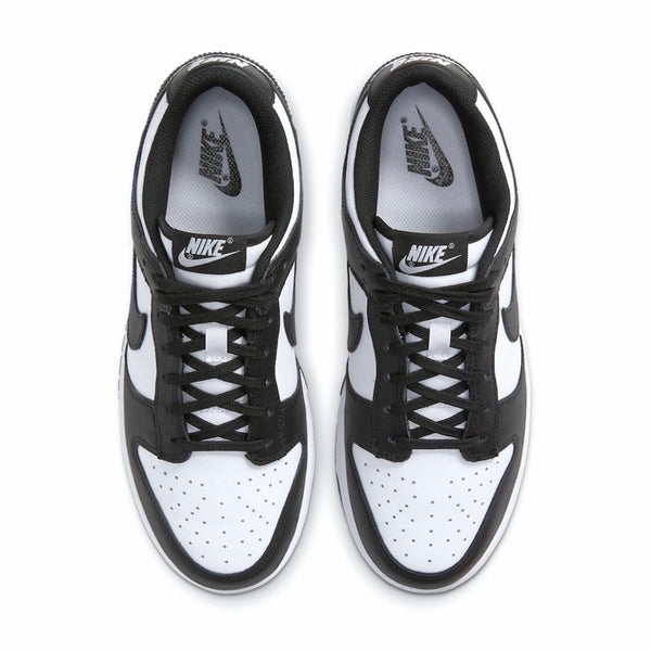 women's dunk low black white