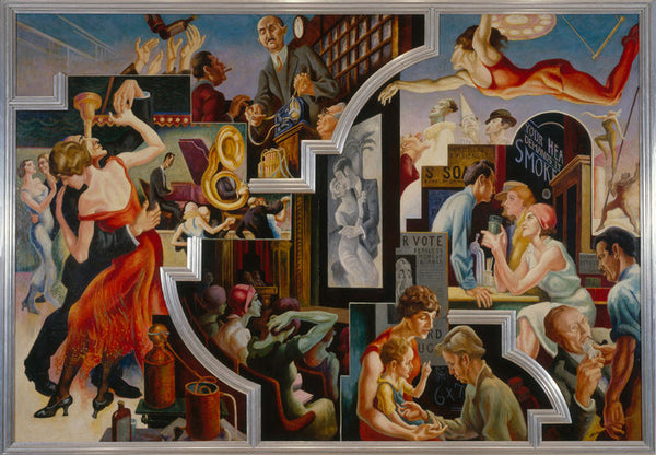 Benton America Today Mural at Metropolitan Museum