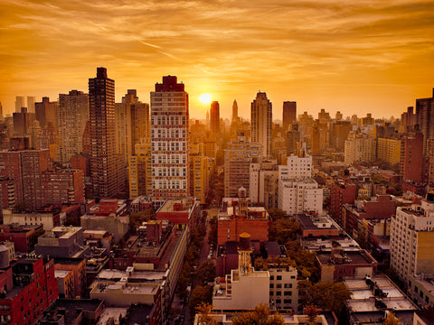 Manhattanhenge, sunset, manhattan, nyc, new york, soho