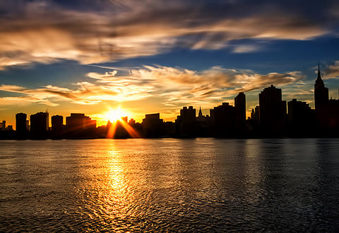 Manhattanhenge, sunset, manhattan, nyc, new york, skyline, view from jersey
