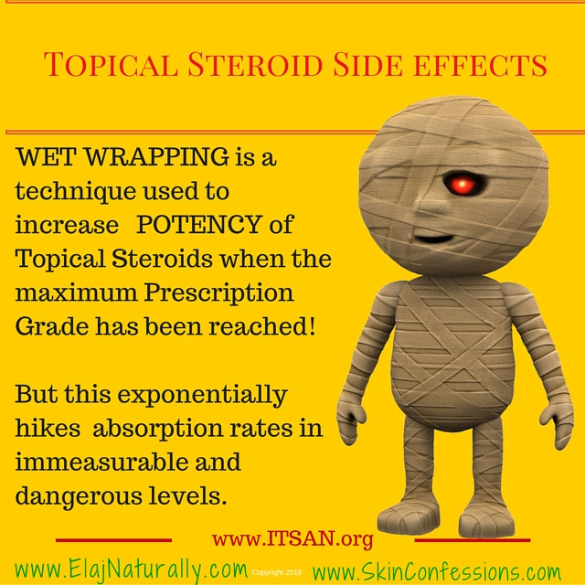 Topical Steroid Side Effects Wet Wrapping