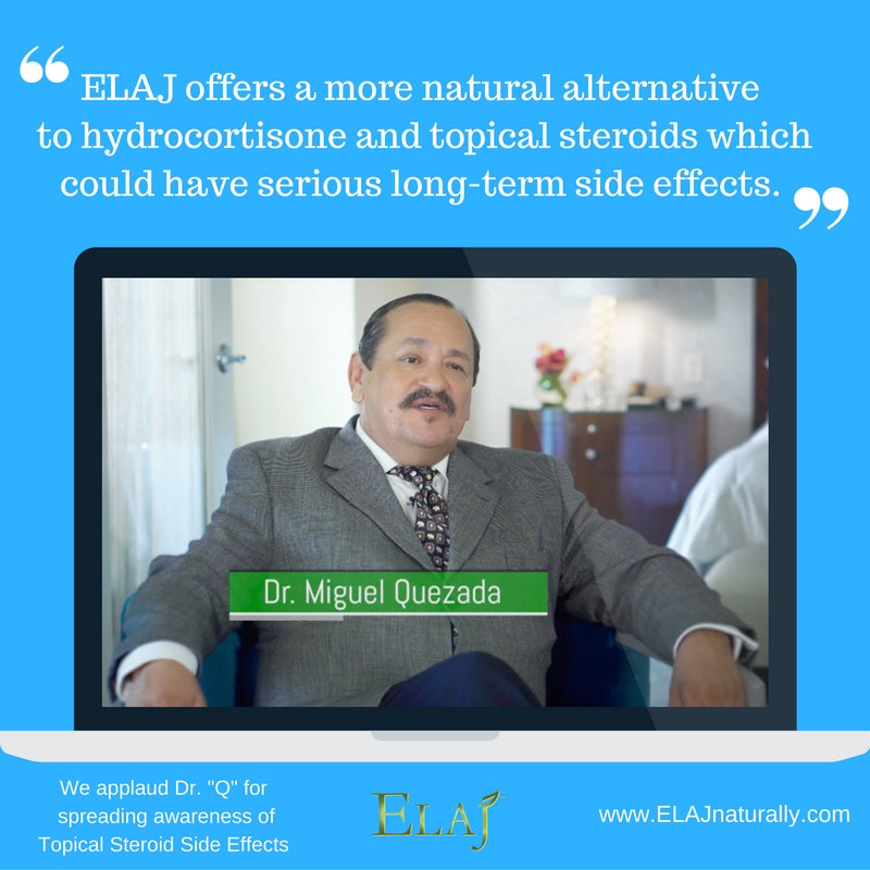 Dr. Miguel Quezada endorses ELAJ as an Alternative to Topical Steroids