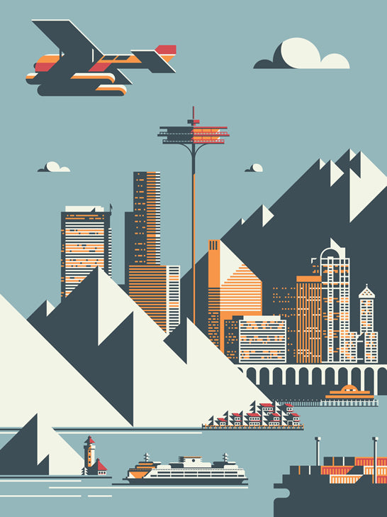 Seattle skyline by Rick Murphy