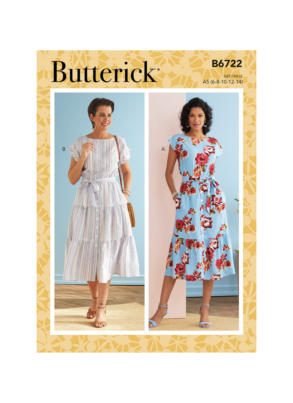 Butterick Sewing Pattern 6722 Misses' Dresses