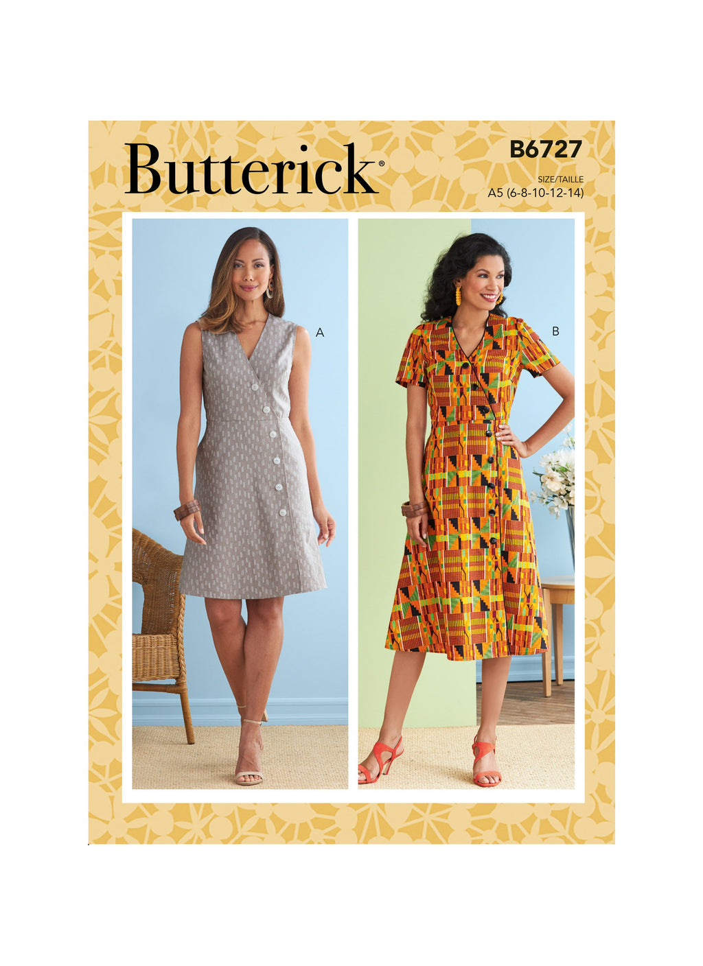 Butterick Sewing Pattern 6727 Misses' Dresses