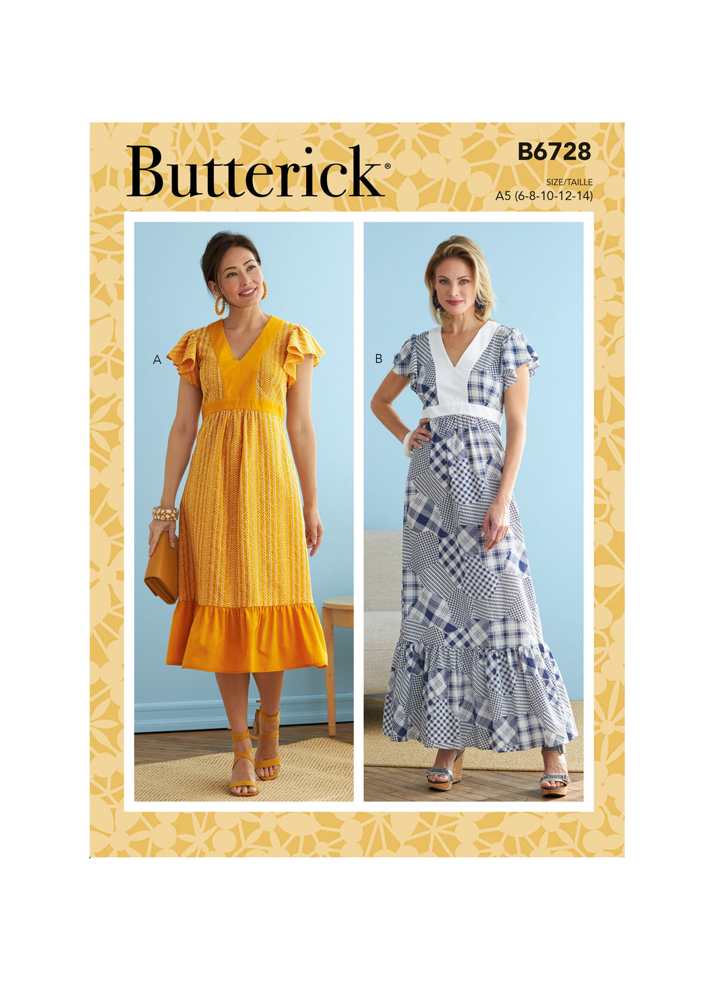 Butterick Sewing Pattern 6728 Misses' Dresses