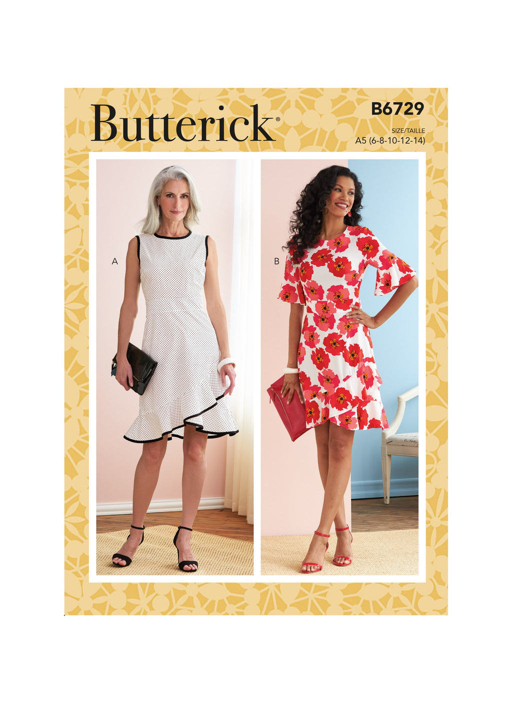 Butterick Sewing Pattern 6729 Misses' Dresses