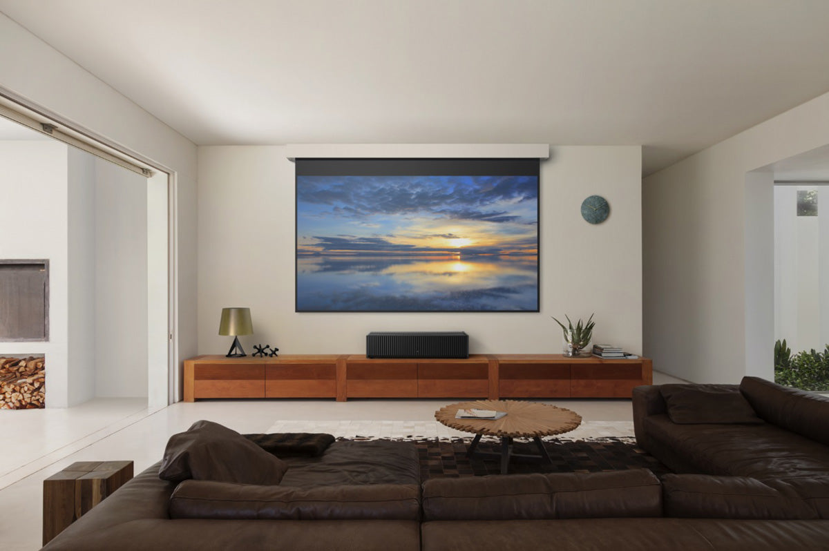Home theatre projection screen