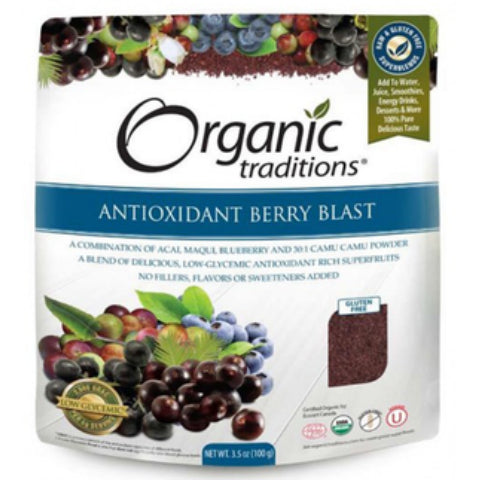 Organic Traditions Antioxidant Berry Blast 100gm