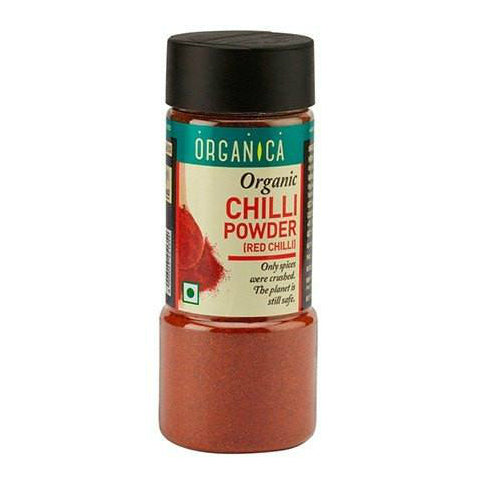 Organica Organic Chilli Powder 75gm (Pack Of 2)