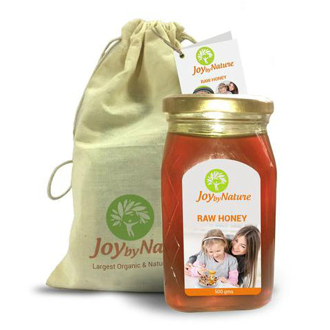 Joybynature Organic Raw Honey 500gm
