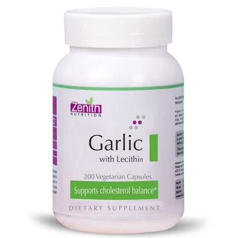 Zenith Nutrition Garlic With Lecithin 200 Capsules