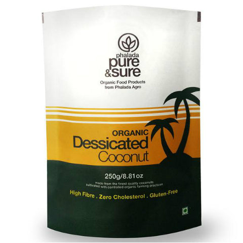 Pure & Sure Organic Desiccated Coconut 250gm