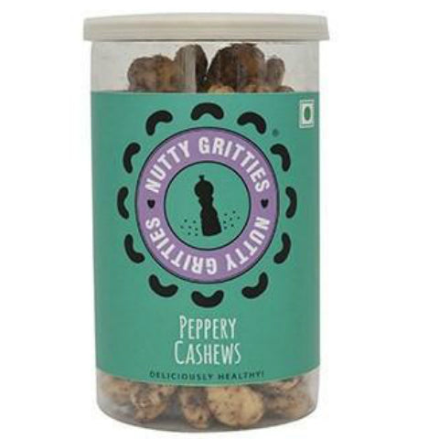 Nutty Gritties Pepper Cashews 180gm