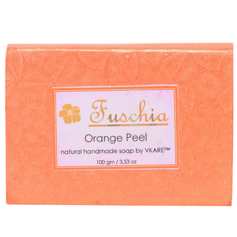 Fuschia Orange Peel Natural Handmade Herbal Soap 100gm