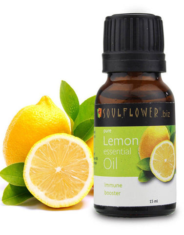 Soulflower Essential Oil Lemon 15ml