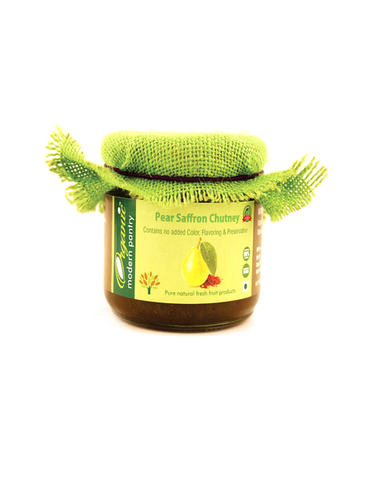 Organic Modern Pantry Pear Saffron Chutney 460gm