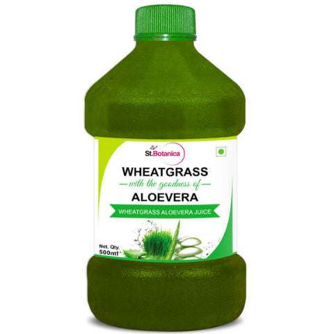 StBotanica Wheatgrass With Aloevera 100% Natural 500ml