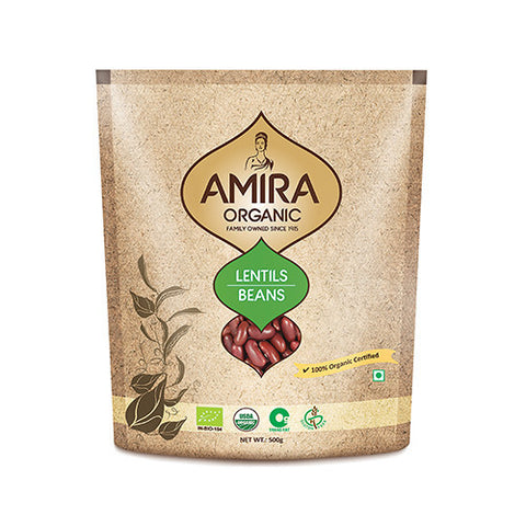 Amira Organic Rajma Red 500gm