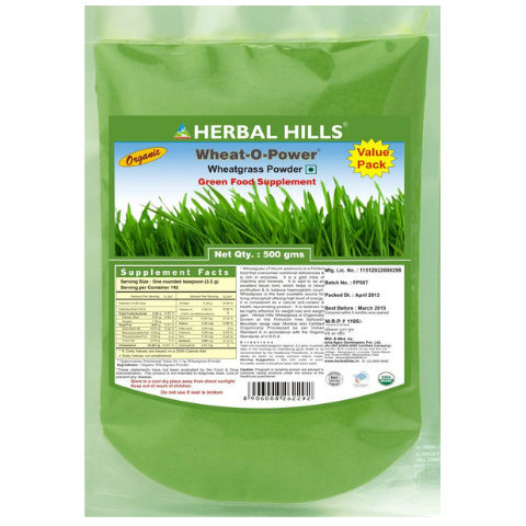 Herbal Hills Wheat O Powder Wheatgrass Powder 500gm