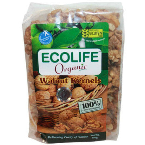 Ecolife Orgnaic Walnuts Kernels 200gm
