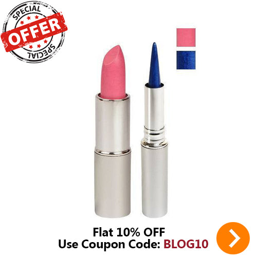 SOULTREE ORGANIC NUDE PINK LIPSTICK & MOOD INDIGO KAJAL SOULTREE COMBO