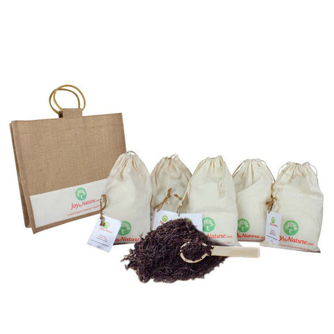Joybynature Organic Green Tea 100gm (Pack Of 5) + Free Jute Bag