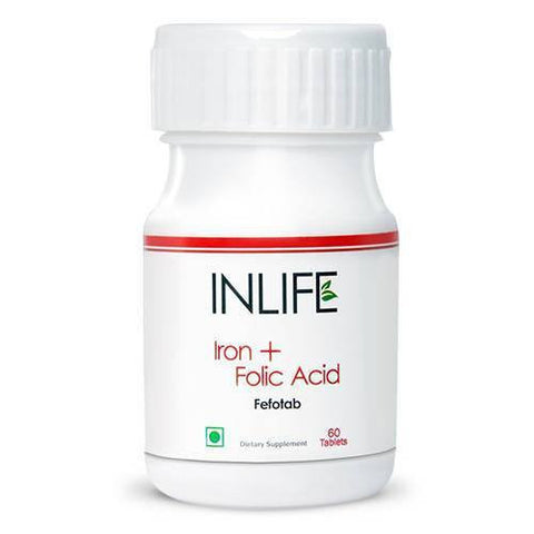 Inlife Iron + Folic Acid 60 Tablets