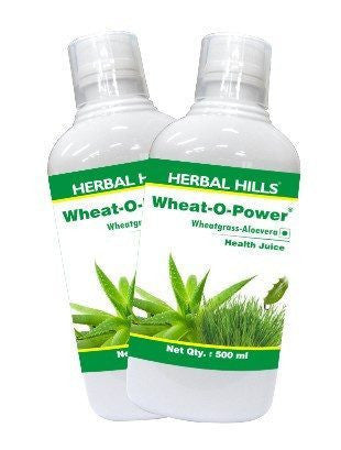 Herbal Hills Aloevera Wheatgrass Juice (Combo)