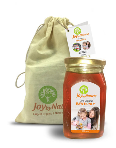 Joybynature Organic Raw Honey 500gm