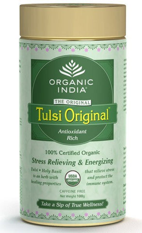  Organic Tea - Organic India The Original Tulsi 100gm Organic India The Original Tulsi 100gm
