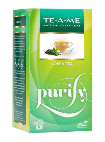 TE-A-ME Green Tea - Natural Green Tea (25 Tea Bags)