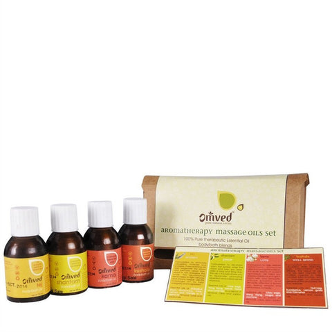 Omved Aromatherapy Wellness Massage Oils Set